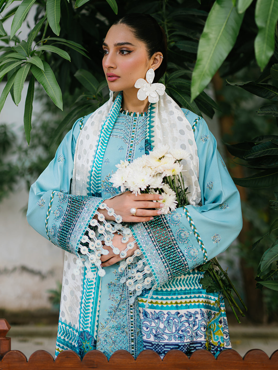 Bin Ilyas | Olivia Embroidered Winter 24 | 525 - A