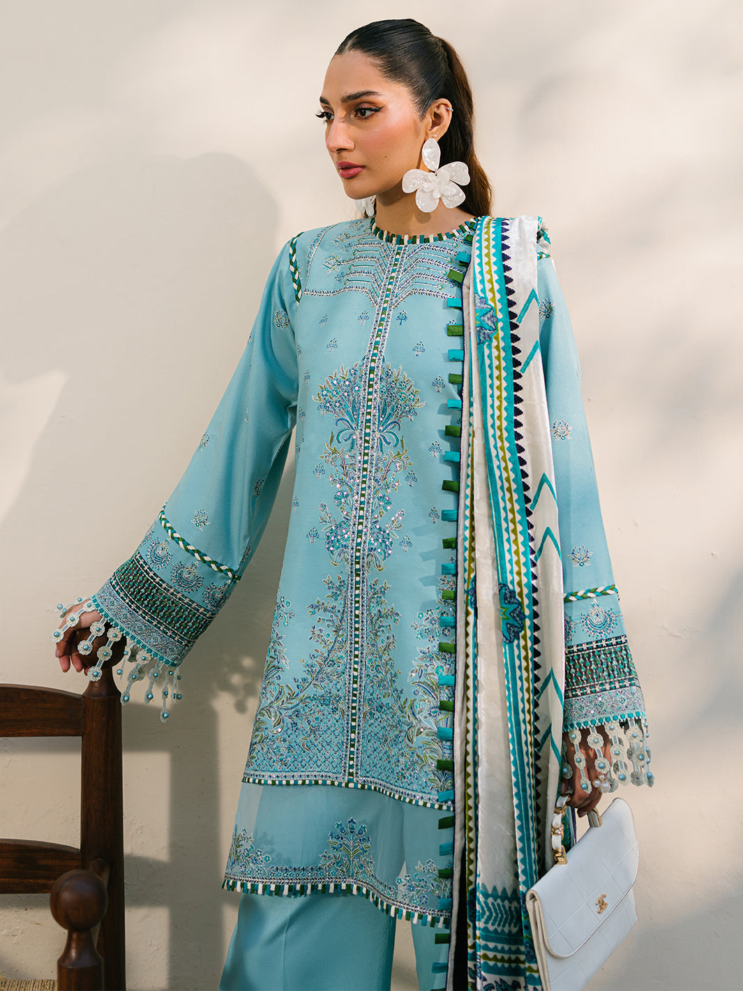 Bin Ilyas | Olivia Embroidered Winter 24 | 525 - A