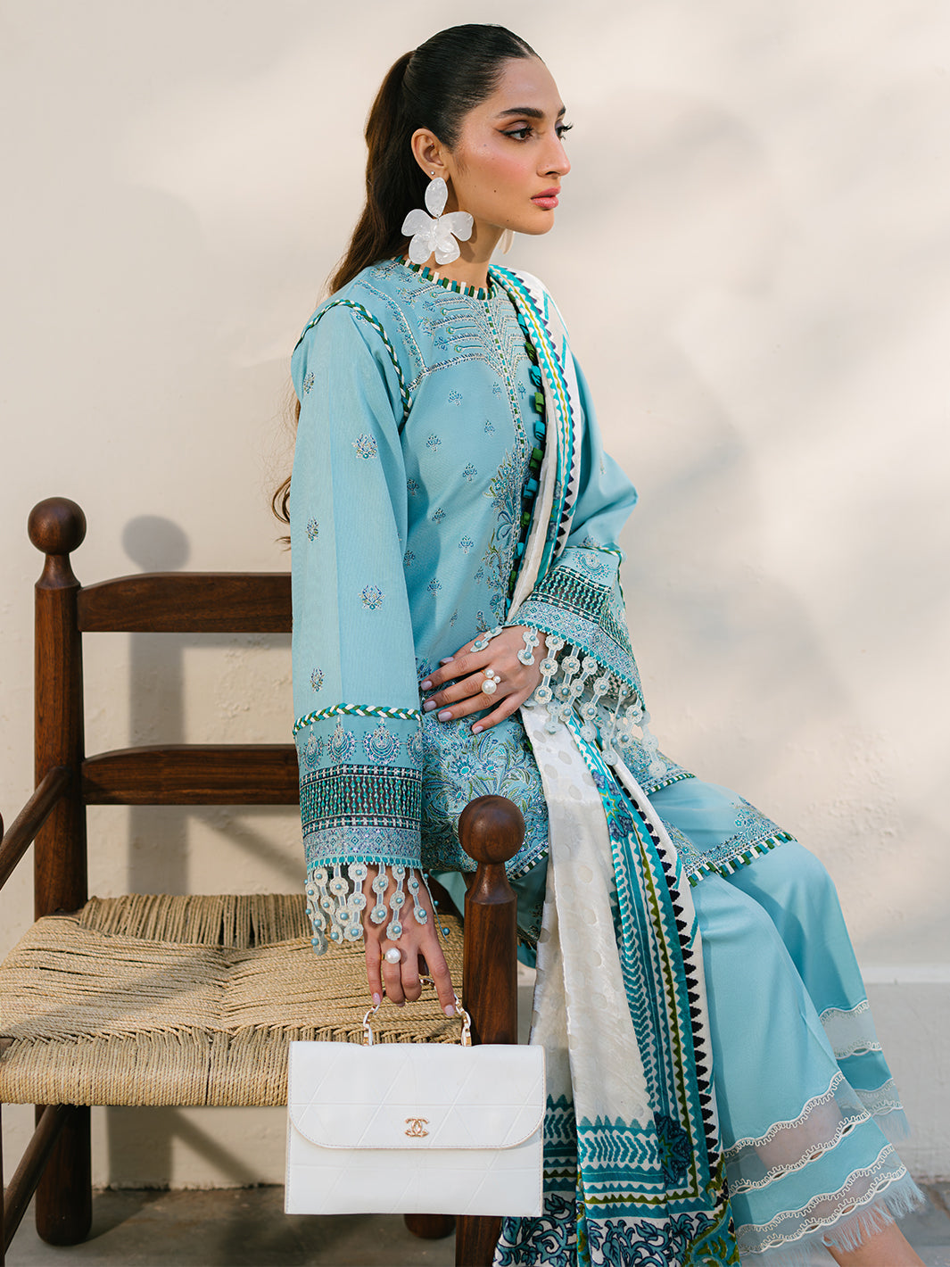 Bin Ilyas | Olivia Embroidered Winter 24 | 525 - A
