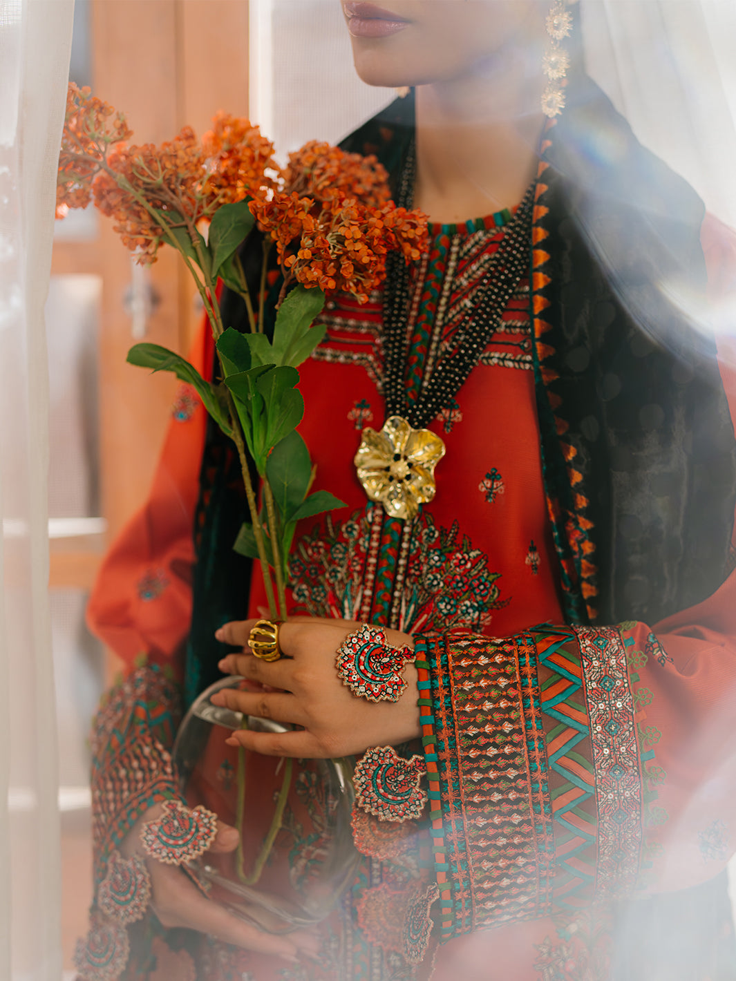 Bin Ilyas | Olivia Embroidered Winter 24 | 525 - B
