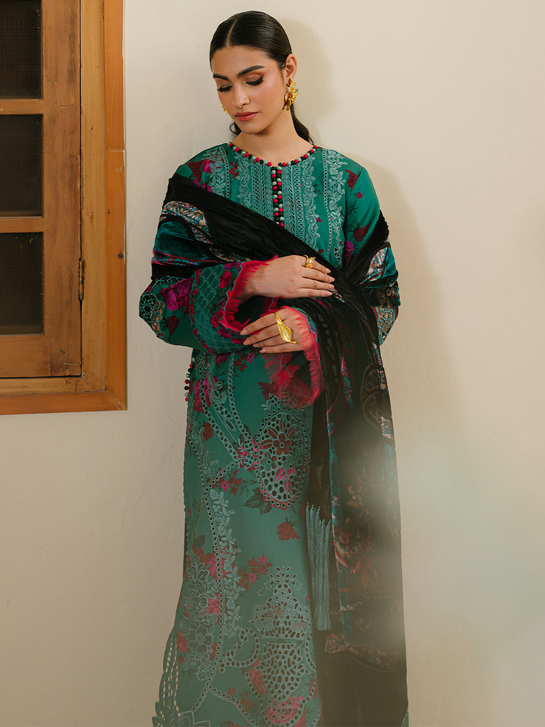 Bin Ilyas | Olivia Embroidered Winter 24 | 526 - B