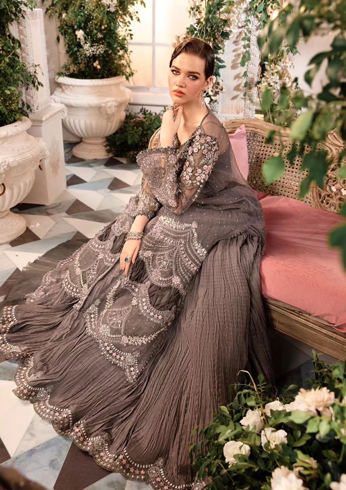 Formal Collection - Maria B - Mbroidered - Wedding Edition 24 - MWE#02 - Official Maria B - Agha Fabrics UK