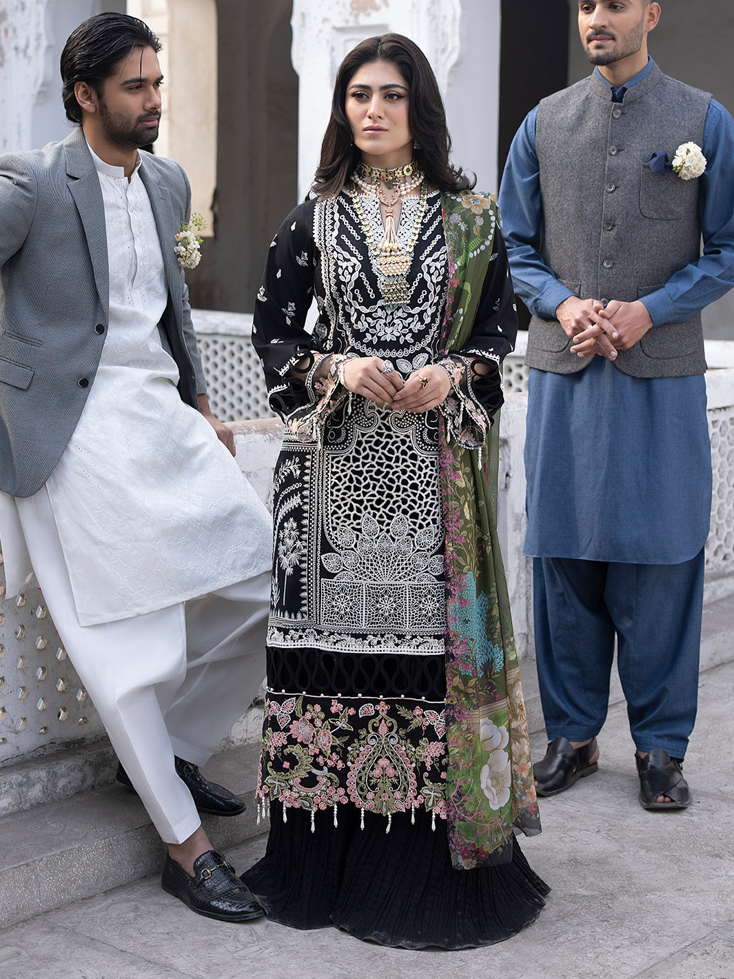 Mahnur | Mahrukh Luxury Lawn 24 | CAMELIA - Official Mahnur - Agha Fabrics UK