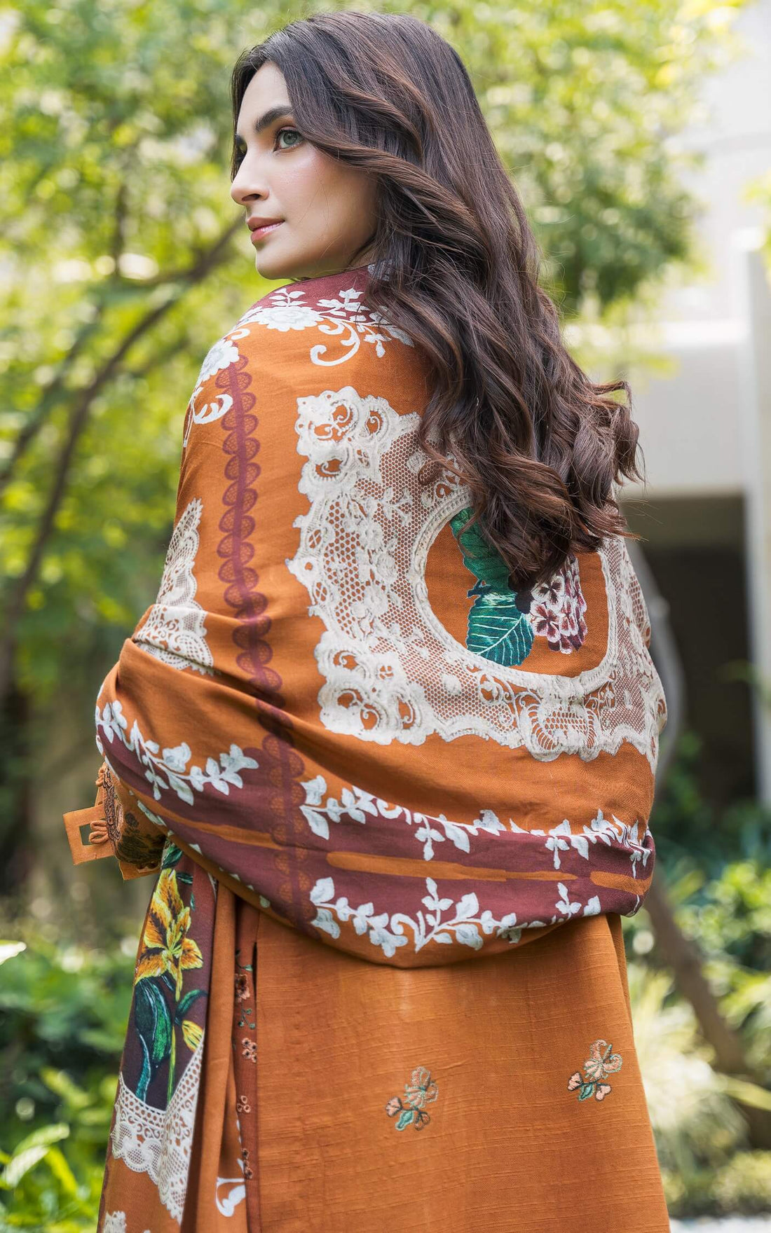 Asifa and Nabeel | Luxury Winter 24 | CARAMEL WL-01 - Official Asifa and Nabeel - Agha Fabrics UK