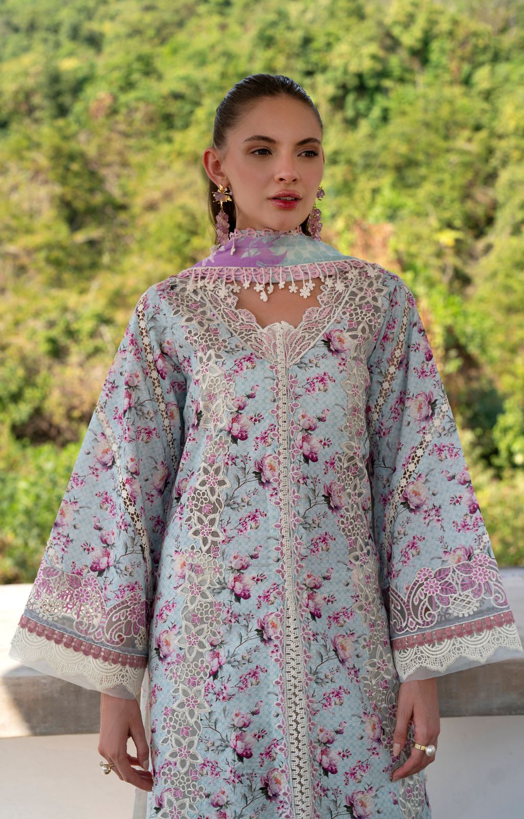 AJR Couture | Printakari Lawn 25 | Charlotte - Official AJR Couture - Agha Fabrics UK