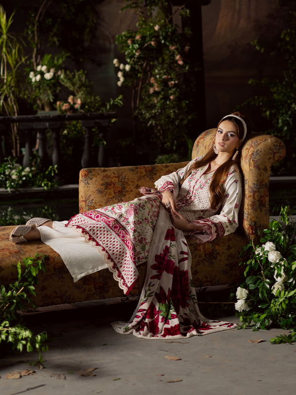 Mahnur | Amelia Luxury Winter 25 | CK-002 Kotrai - Official Mahnur - Agha Fabrics UK