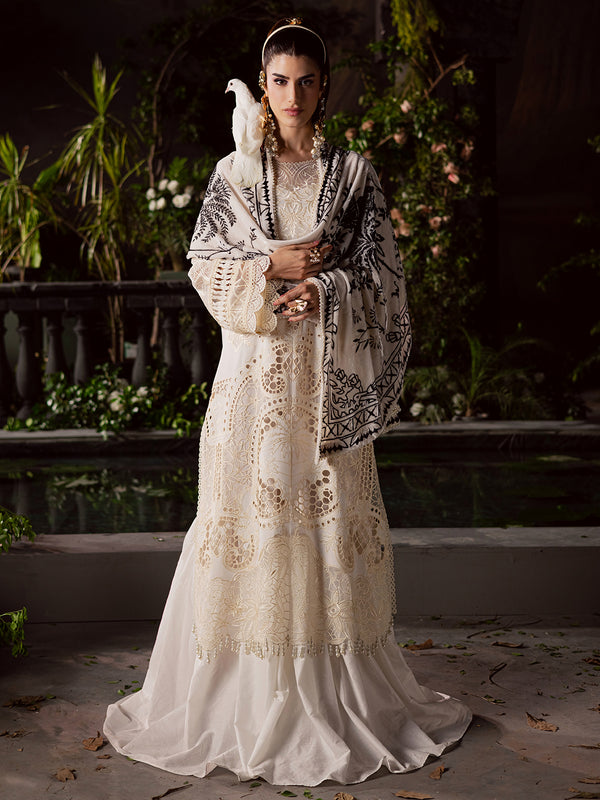 Mahnur | Amelia Luxury Winter 25 | CK-003 Kotrai - Official Mahnur - Agha Fabrics UK