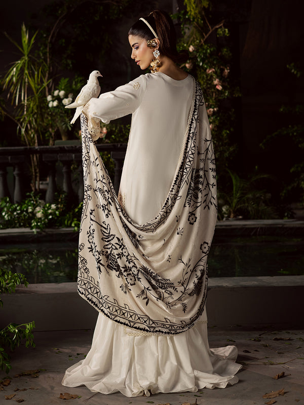 Mahnur | Amelia Luxury Winter 25 | CK-003 Kotrai - Official Mahnur - Agha Fabrics UK