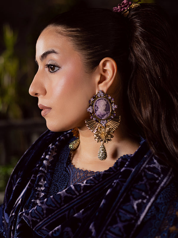 Mahnur | Amelia Luxury Winter 25 | CK-005 Kotrai - Official Mahnur - Agha Fabrics UK