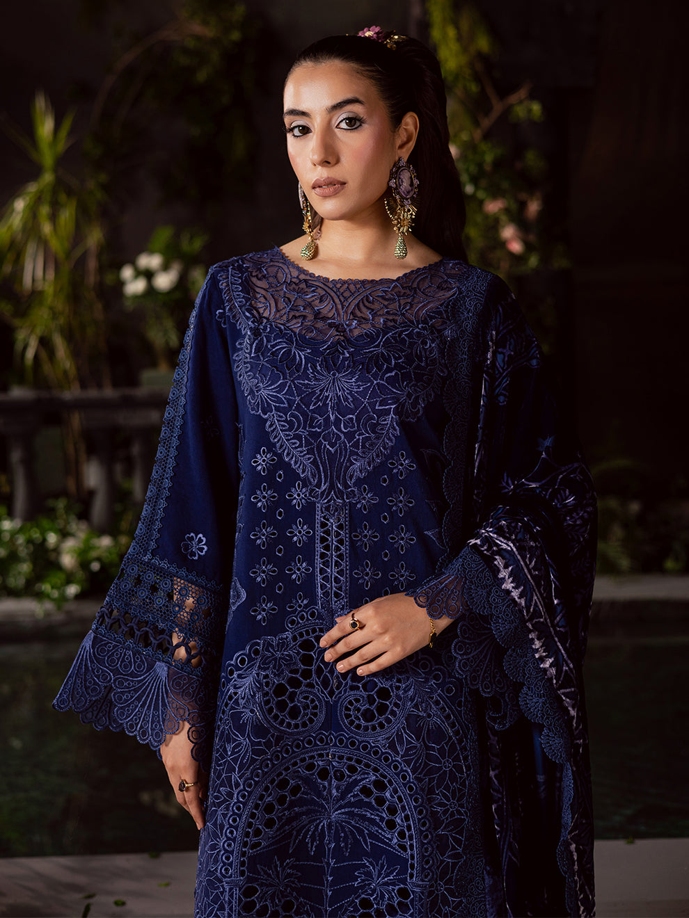 Mahnur | Amelia Luxury Winter 25 | CK-005 Kotrai - Official Mahnur - Agha Fabrics UK