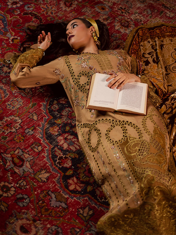 Mahnur | Amelia Luxury Winter 25 | CK-006 Kotrai - Official Mahnur - Agha Fabrics UK