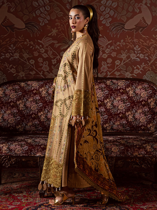 Mahnur | Amelia Luxury Winter 25 | CK-006 Kotrai - Official Mahnur - Agha Fabrics UK