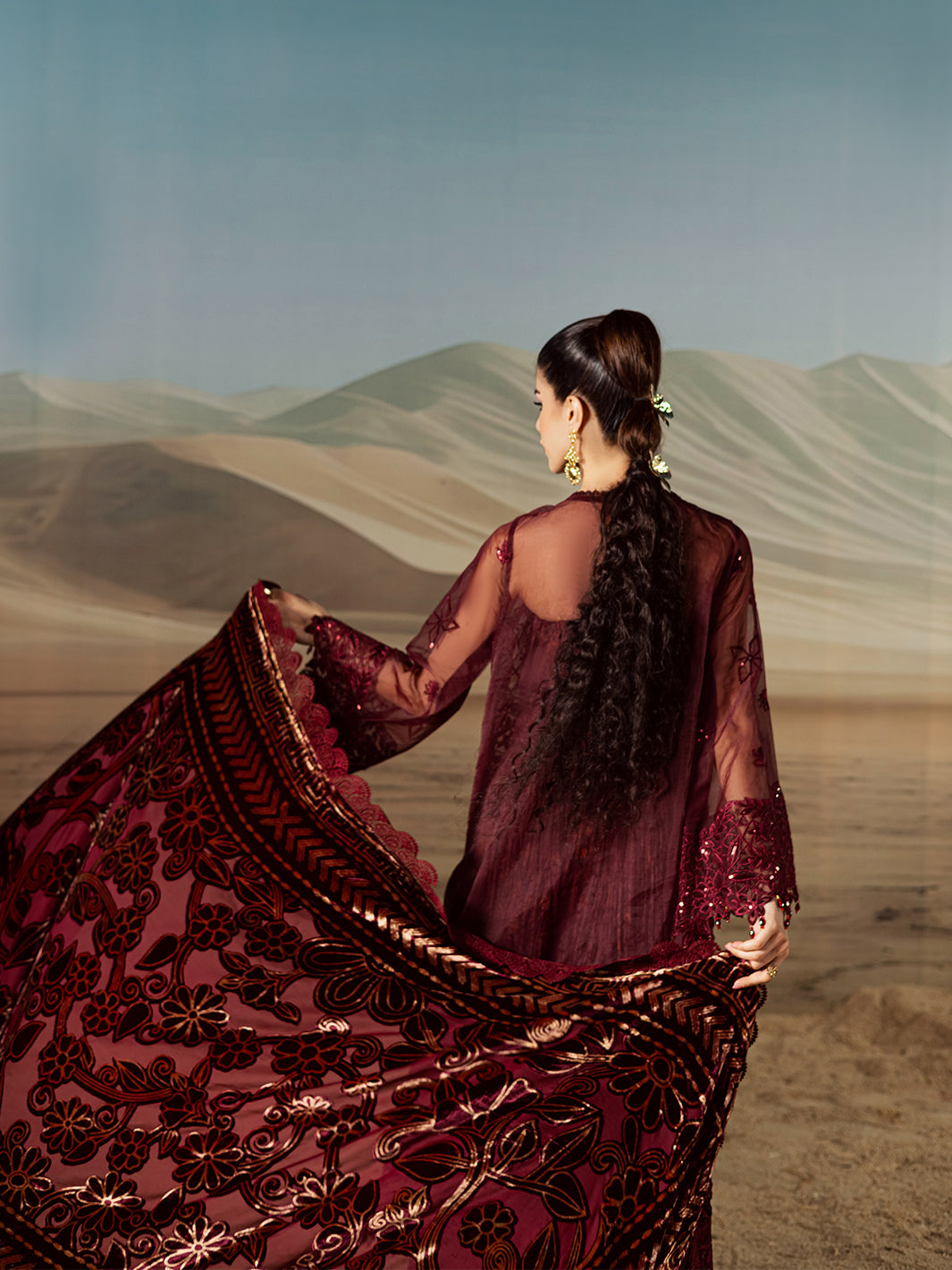 Mahnur | Amelia Luxury Winter 25 | CK-007 Kotrai - Official Mahnur - Agha Fabrics UK