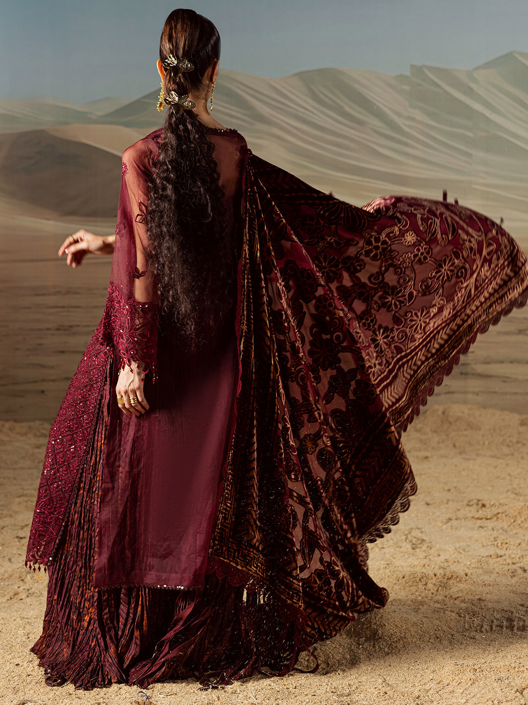 Mahnur | Amelia Luxury Winter 25 | CK-007 Kotrai - Official Mahnur - Agha Fabrics UK