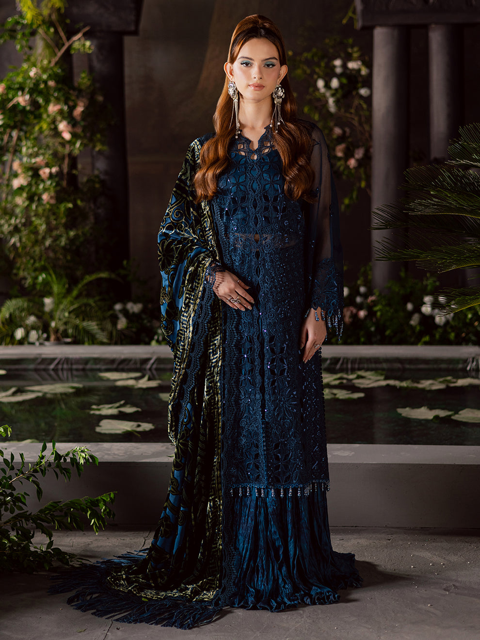 Mahnur | Amelia Luxury Winter 25 | CK-008 Kotrai - Official Mahnur - Agha Fabrics UK