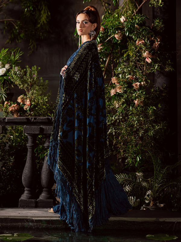 Mahnur | Amelia Luxury Winter 25 | CK-008 Kotrai - Official Mahnur - Agha Fabrics UK