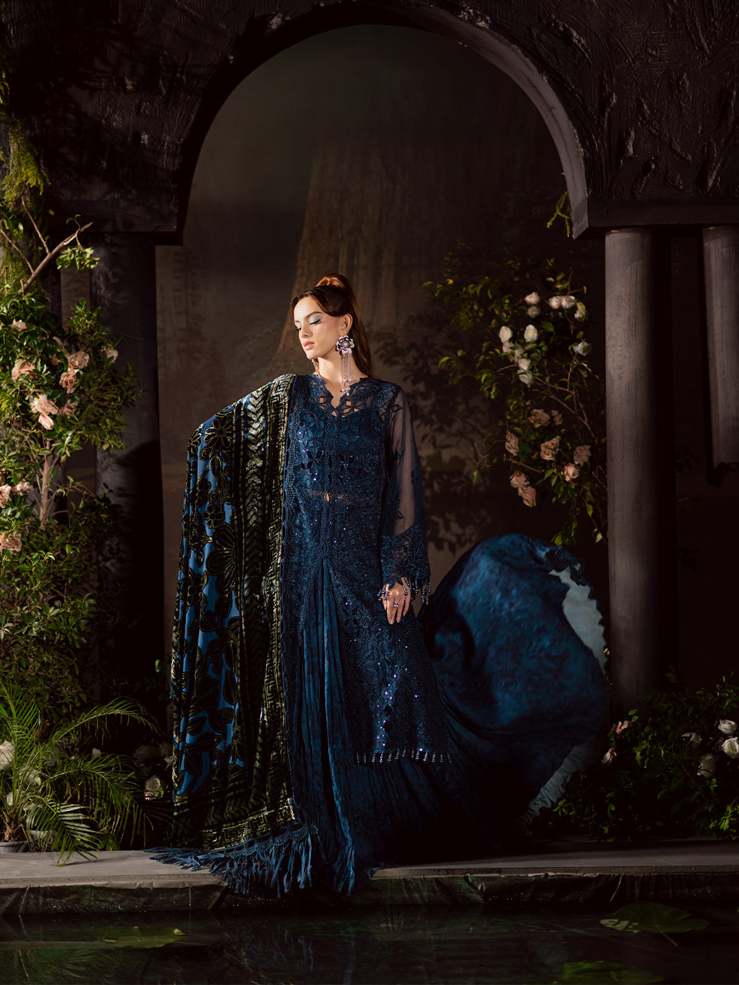 Mahnur | Amelia Luxury Winter 25 | CK-008 Kotrai - Official Mahnur - Agha Fabrics UK