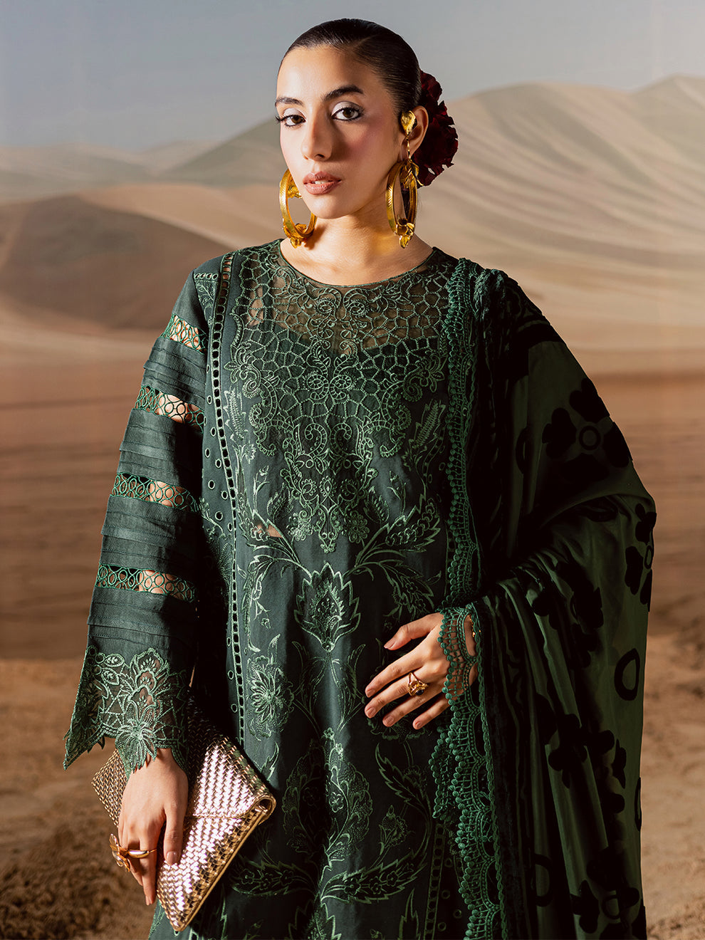 Mahnur | Amelia Luxury Winter 25 | CK-009 Kotrai - Official Mahnur - Agha Fabrics UK