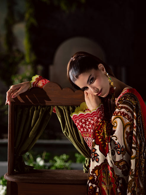 Mahnur | Amelia Luxury Winter 25 | CK-013 Kotrai - Official Mahnur - Agha Fabrics UK