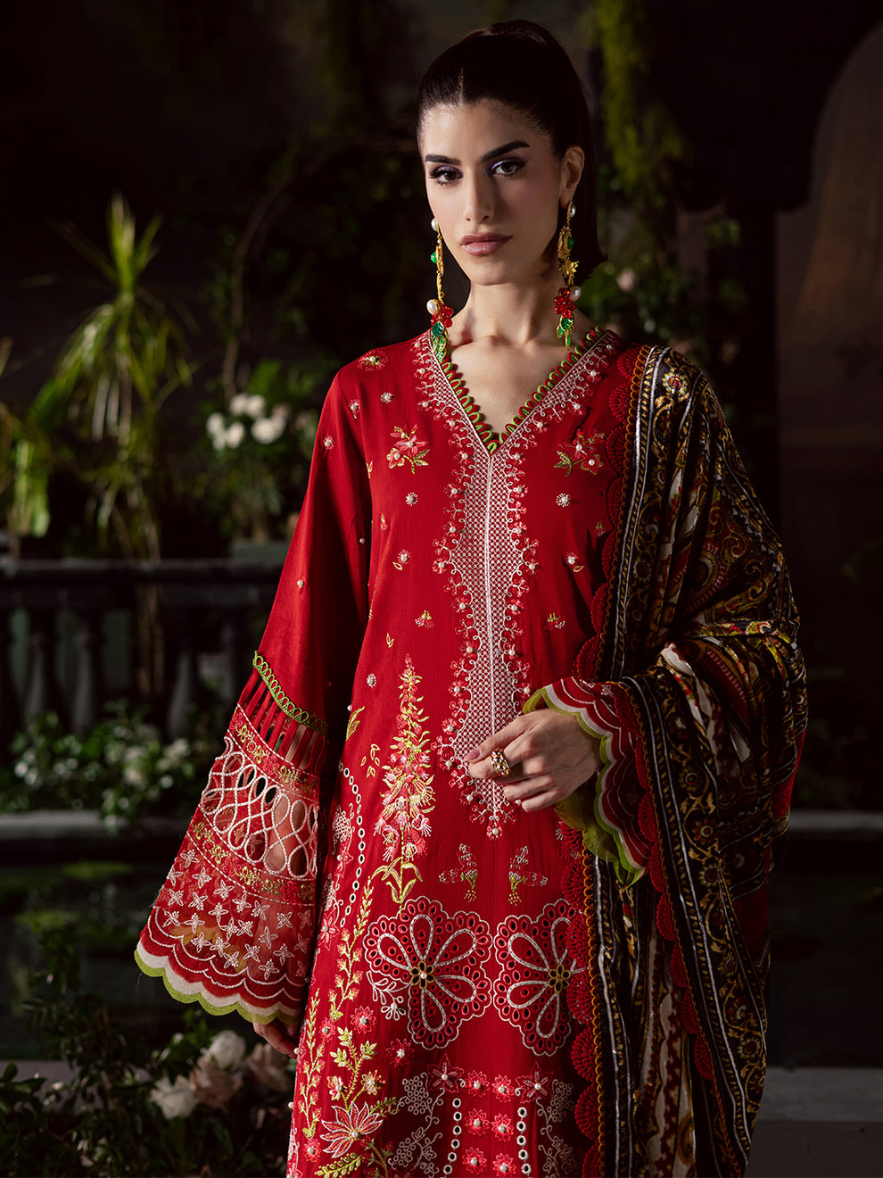 Mahnur | Amelia Luxury Winter 25 | CK-013 Kotrai - Official Mahnur - Agha Fabrics UK