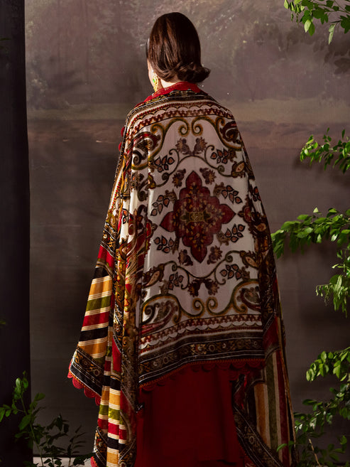 Mahnur | Amelia Luxury Winter 25 | CK-013 Kotrai - Official Mahnur - Agha Fabrics UK