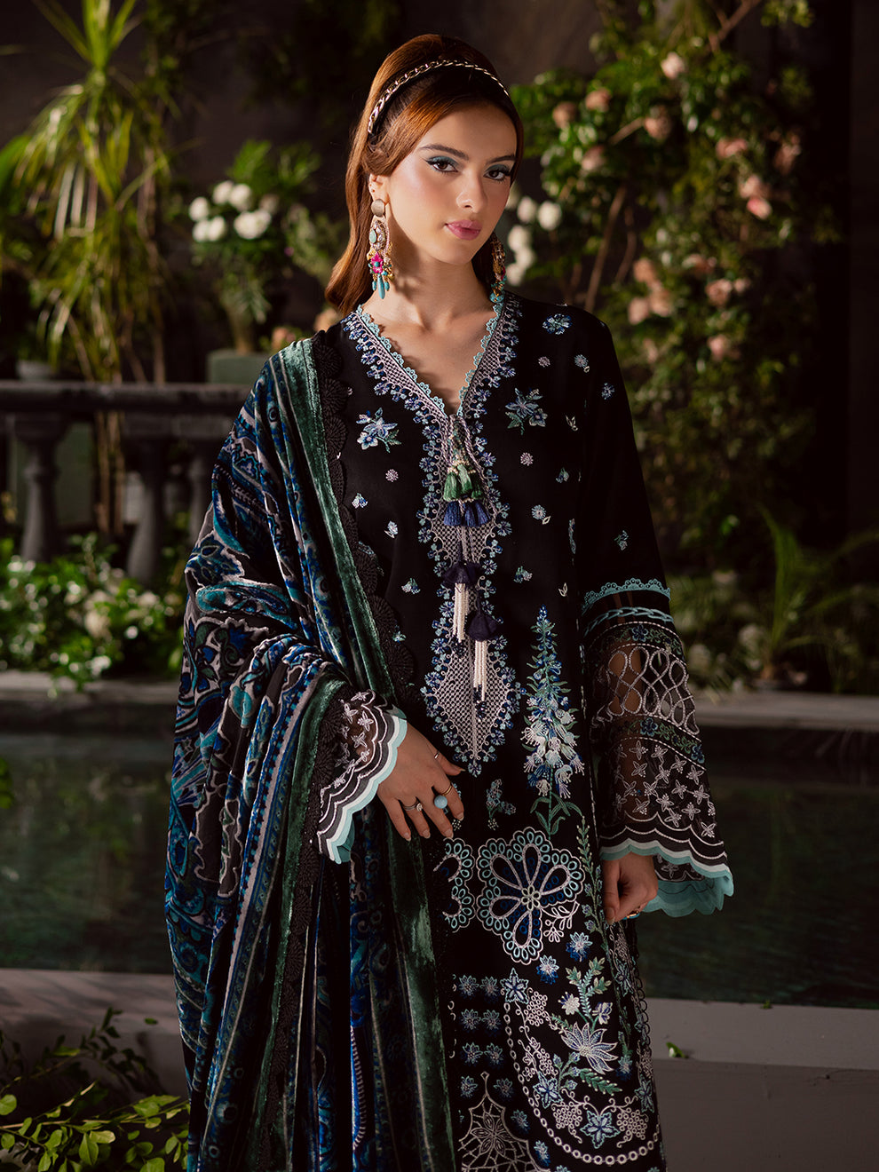 Mahnur | Amelia Luxury Winter 25 | CK-014 Kotrai - Official Mahnur - Agha Fabrics UK