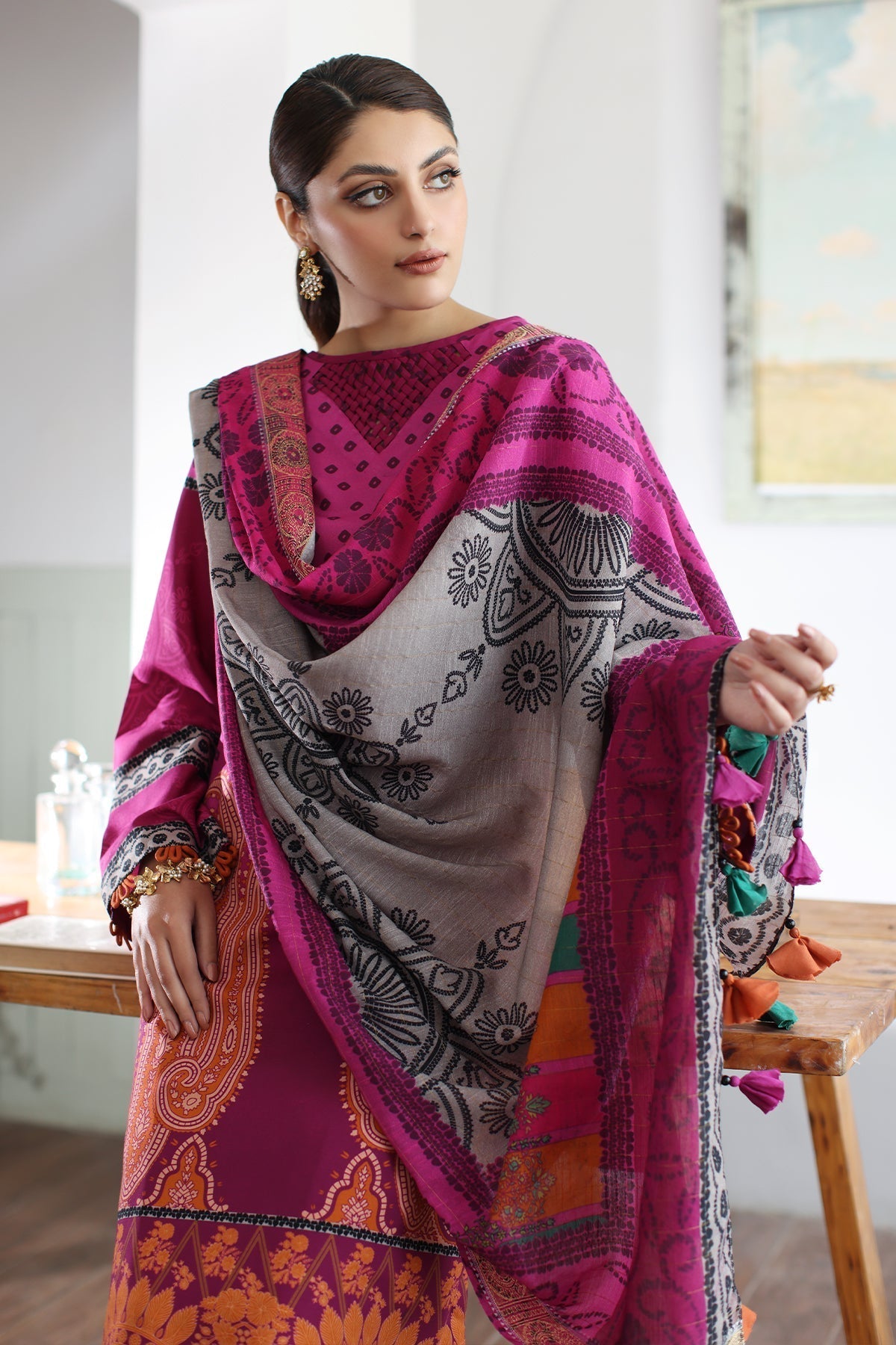 Charizma | Lawn Collection 24 | CP4-07 - Official Charizma - Agha Fabrics UK