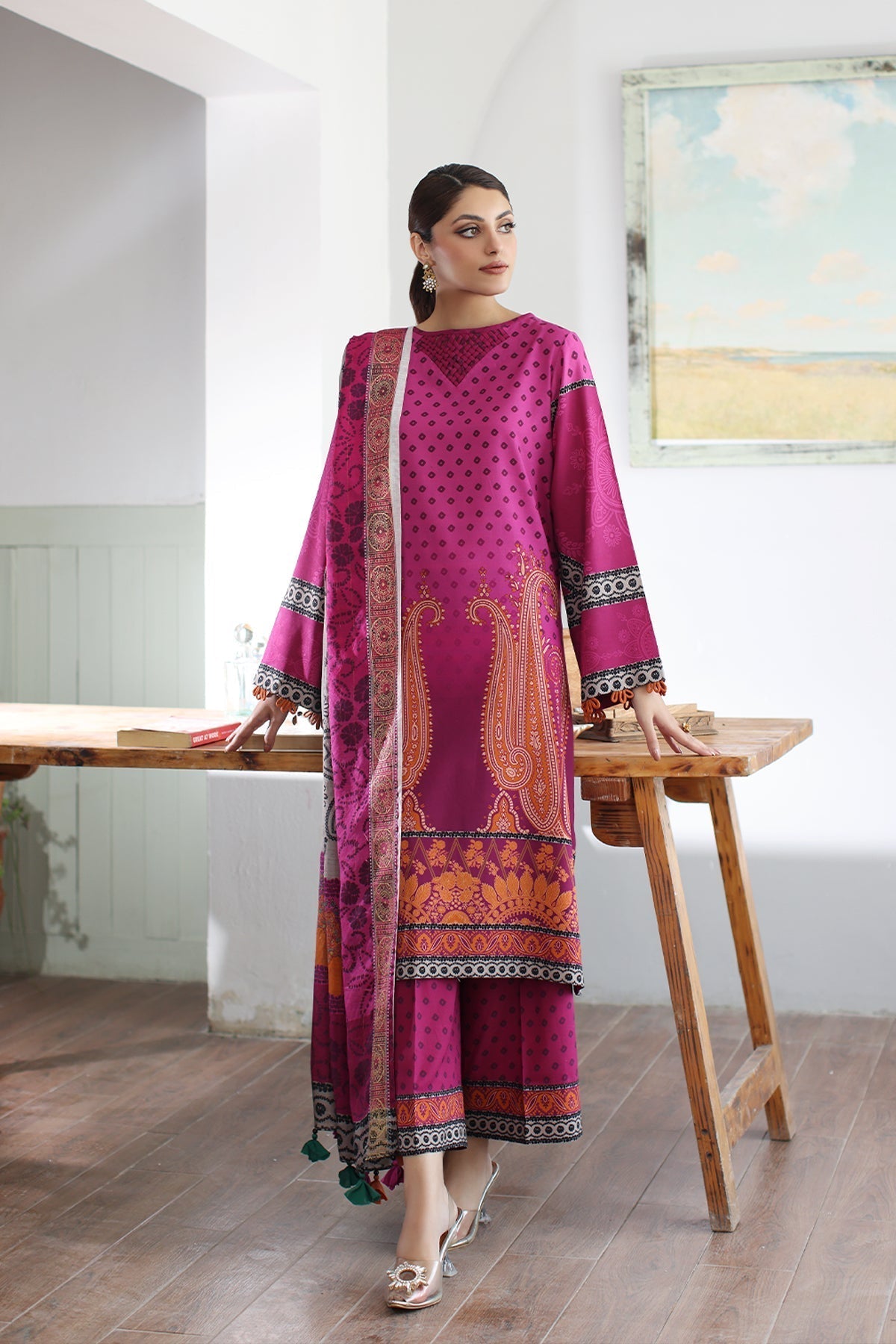 Charizma | Lawn Collection 24 | CP4-07 - Official Charizma - Agha Fabrics UK
