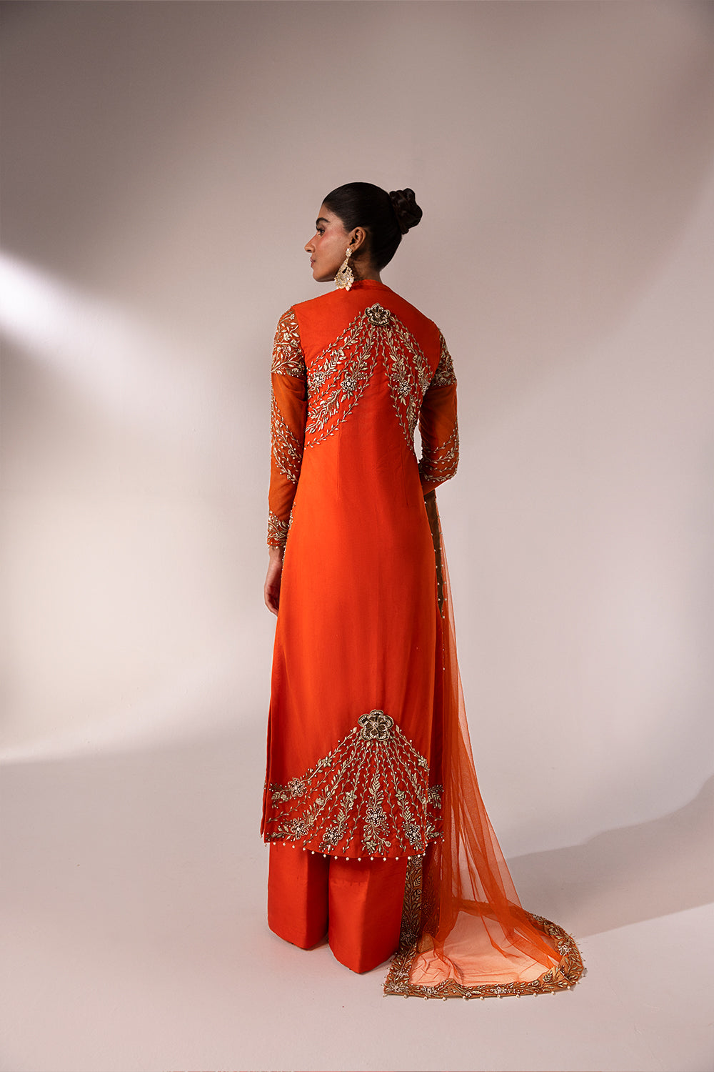 Caia | Regine Luxury FormalÃÂ¢ÃÂÃÂ23 | TANGERINE - Official Caia - Agha Fabrics UK