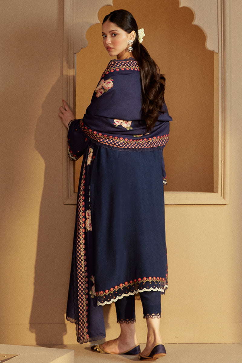 Cross Stitch | Winter Collection 24 | SAPPHIRE BLISS - Official Cross Stitch - Agha Fabrics UK