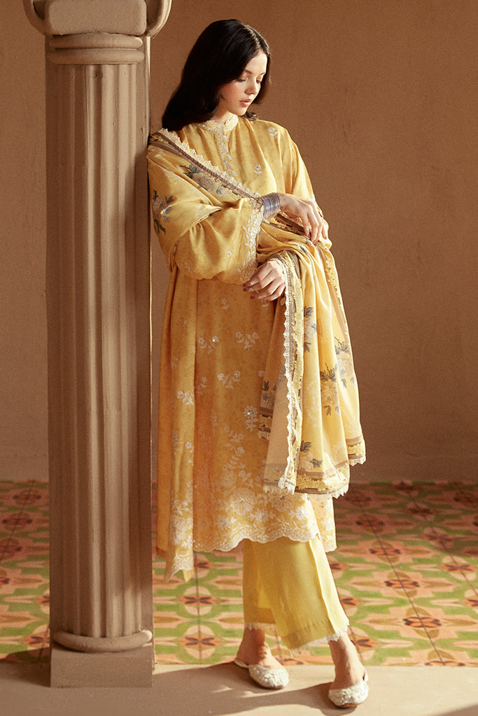 Cross Stitch | Winter Collection 24 | OCHRE TINT - Official Cross Stitch - Agha Fabrics UK