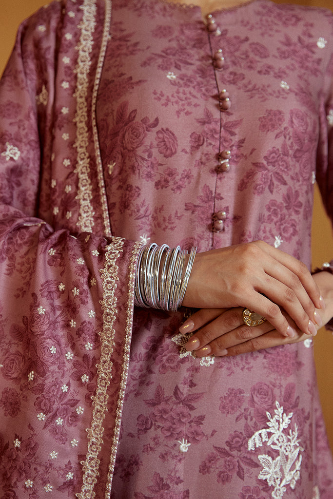 Cross Stitch | Winter Collection 24 | MAUVE DREAM - Official Cross Stitch - Agha Fabrics UK