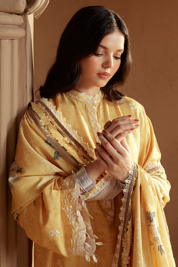 Cross Stitch | Winter Collection 24 | OCHRE TINT - Official Cross Stitch - Agha Fabrics UK