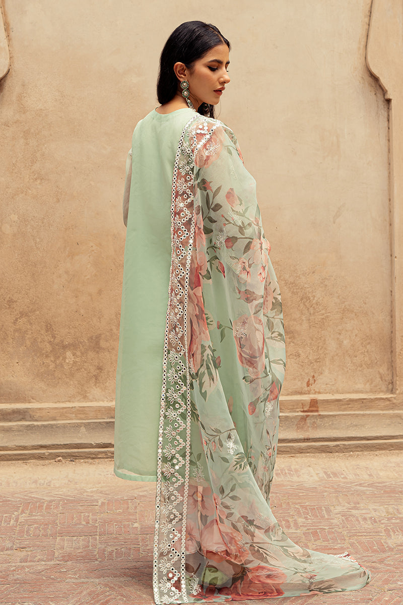 Cross Stitch | Eid Collection | ETHEREAL MINT - Official Cross Stitch - Agha Fabrics UK