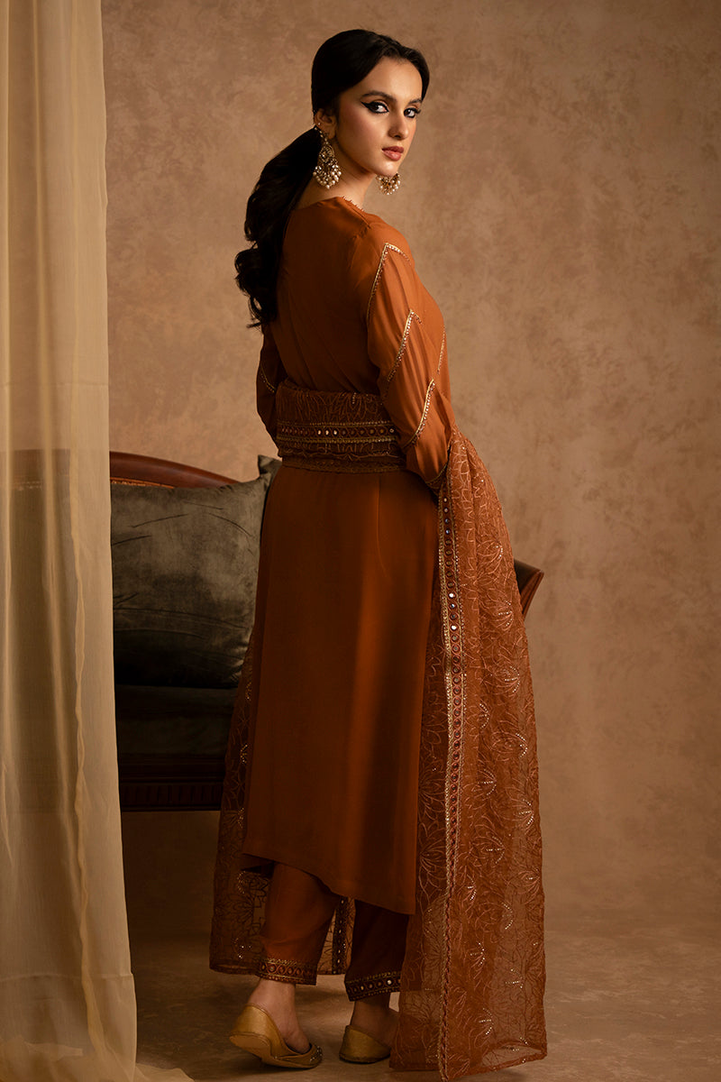 Cross Stitch | Eid Collection | AMBER GOLD - Official Cross Stitch - Agha Fabrics UK