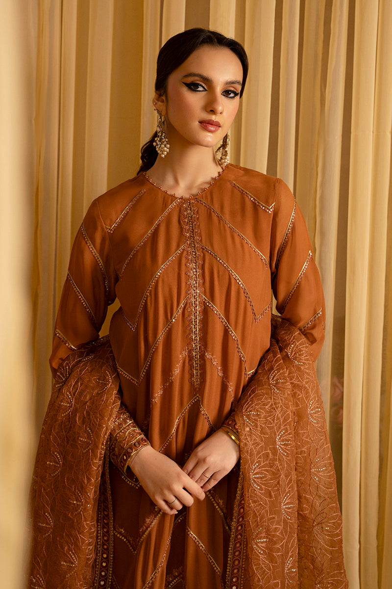 Cross Stitch | Eid Collection | AMBER GOLD - Official Cross Stitch - Agha Fabrics UK