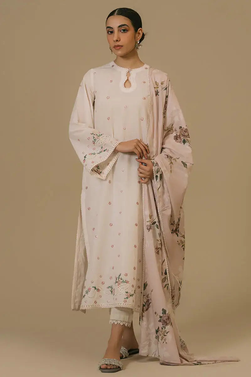 Cross Stitch | Eid Collection | TENDER BLUSH - Official Cross Stitch - Agha Fabrics UK