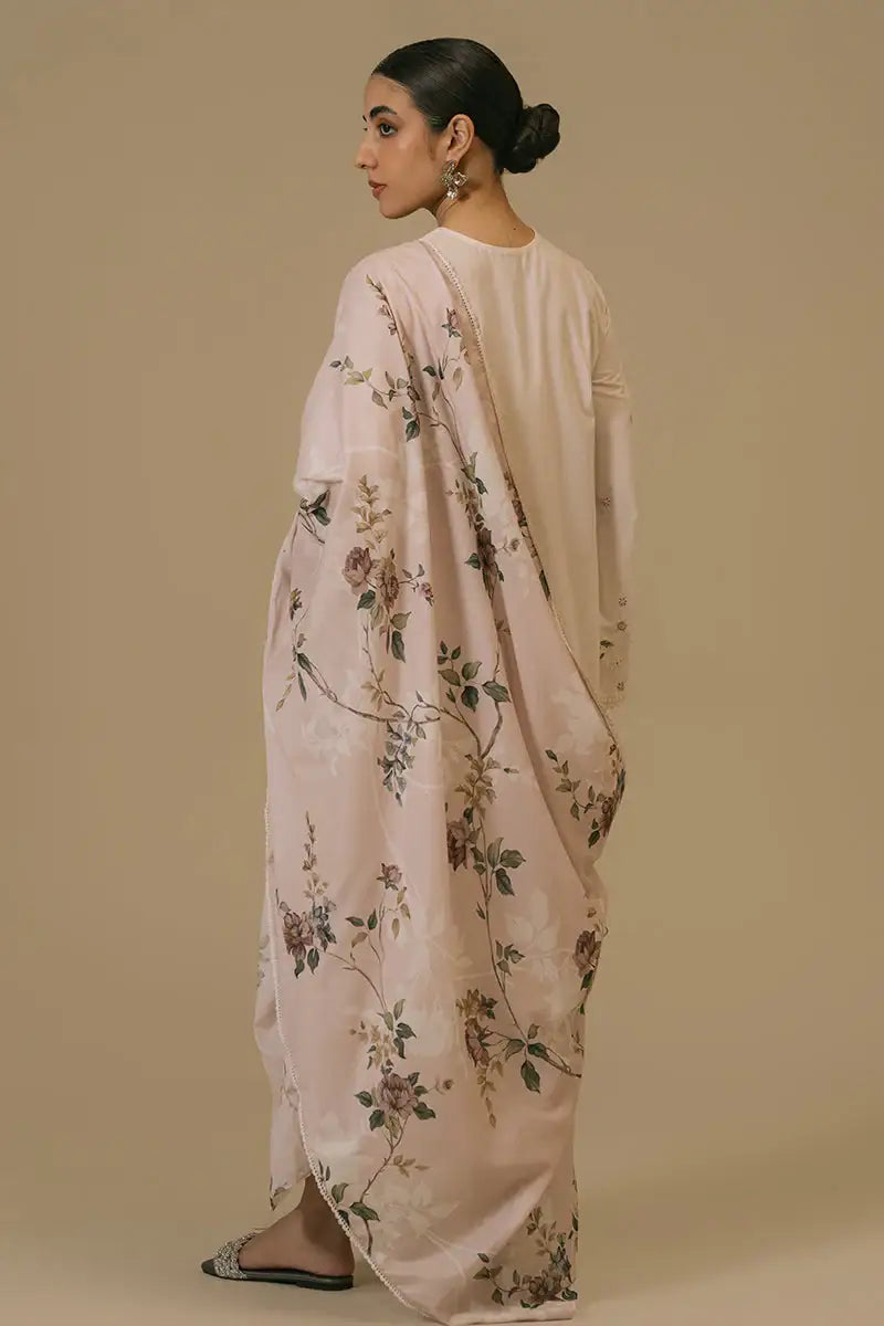 Cross Stitch | Eid Collection | TENDER BLUSH - Official Cross Stitch - Agha Fabrics UK