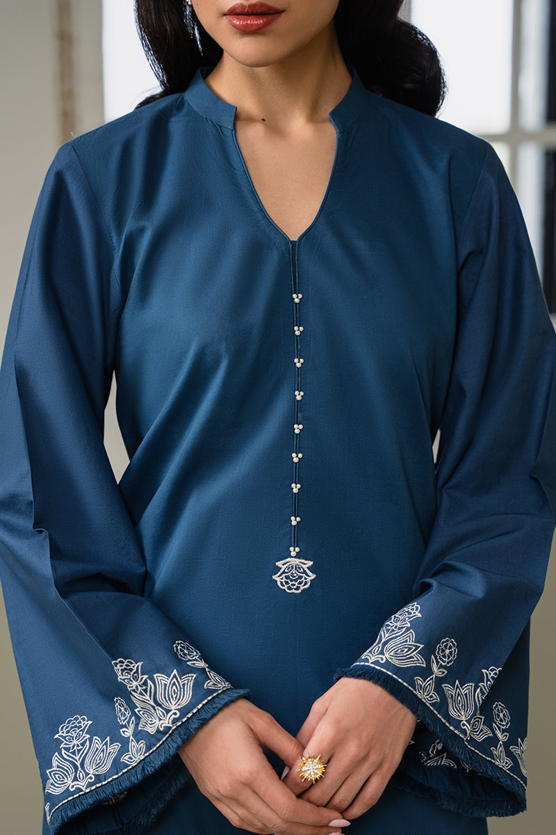 Cross Stitch | Eid Collection | PEARL BLUE - Official Cross Stitch - Agha Fabrics UK