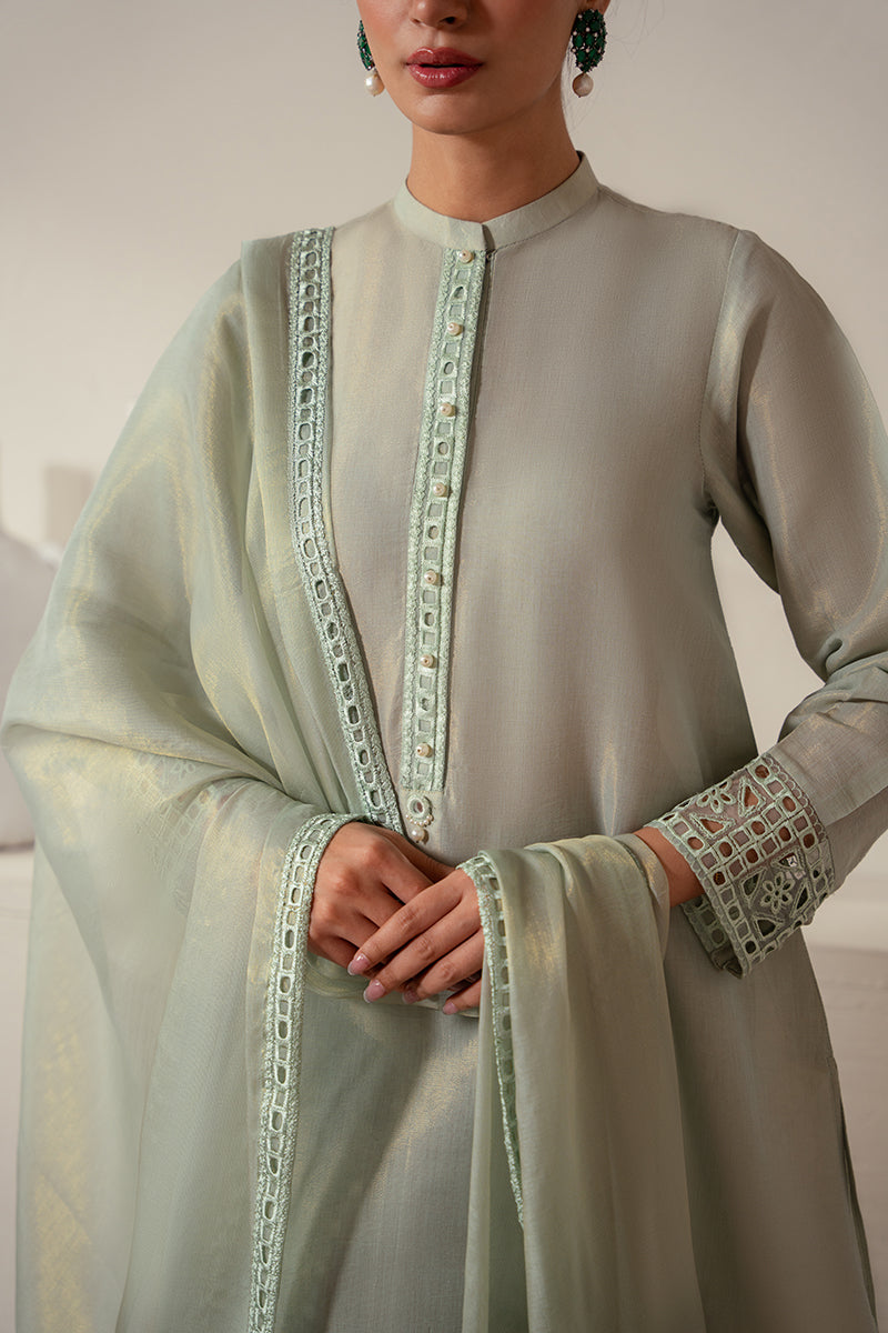 Cross Stitch | Eid Collection | GREEN MIST - Official Cross Stitch - Agha Fabrics UK