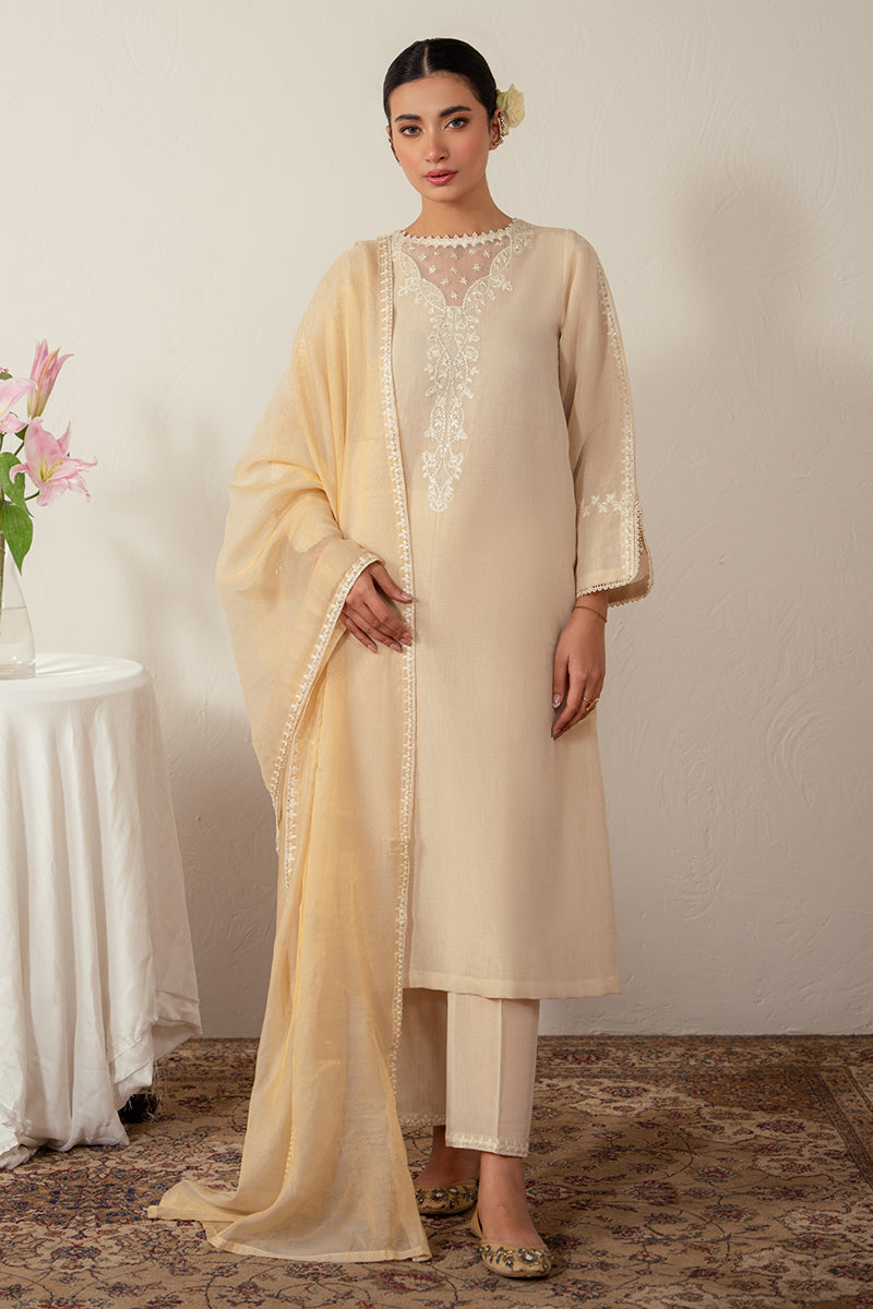 Cross Stitch | Eid Collection | PEARLED IVORY - Official Cross Stitch - Agha Fabrics UK