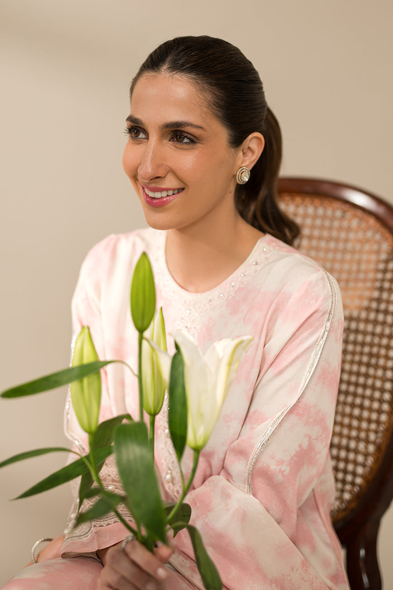 Cross Stitch | Eid Collection | PINK SPLASH - Official Cross Stitch - Agha Fabrics UK