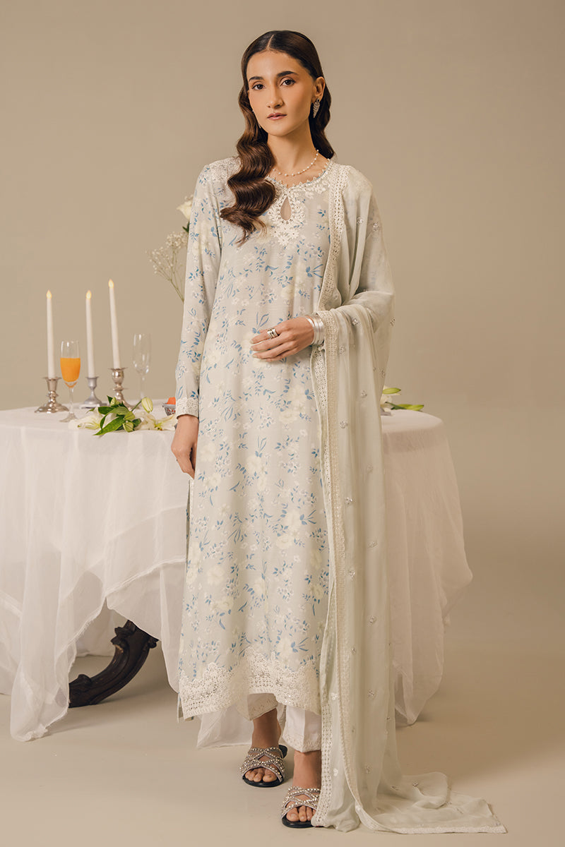 Cross Stitch | Eid Collection | PEARL BLUE - Official Cross Stitch - Agha Fabrics UK