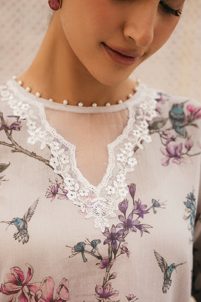 Cross Stitch | Eid Collection | PERIWINKLE PEARL - Official Cross Stitch - Agha Fabrics UK