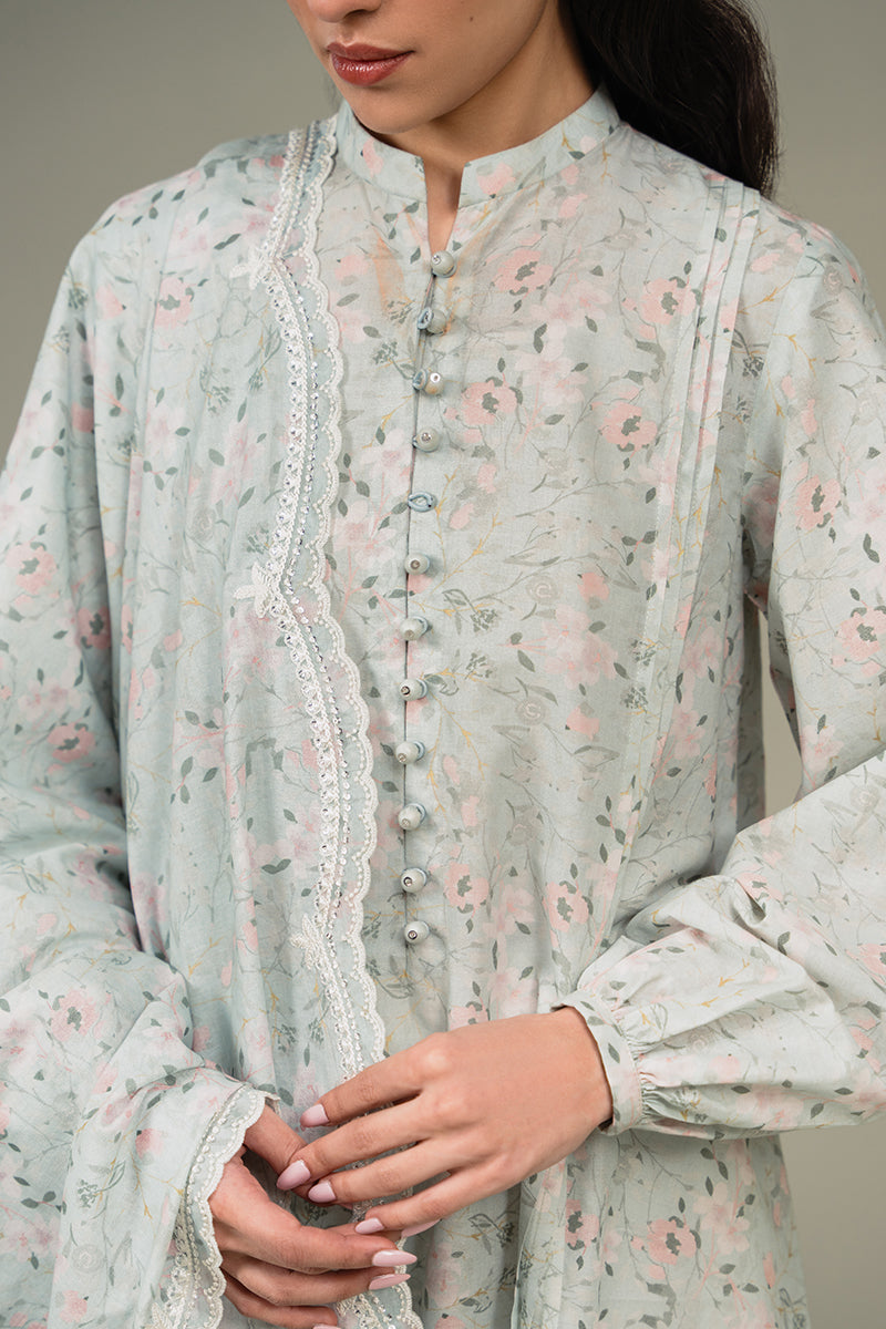 Cross Stitch | Eid Collection | AQUA WHISPER - Official Cross Stitch - Agha Fabrics UK