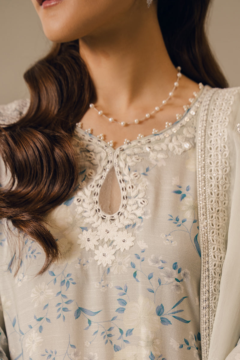 Cross Stitch | Eid Collection | PEARL BLUE - Official Cross Stitch - Agha Fabrics UK