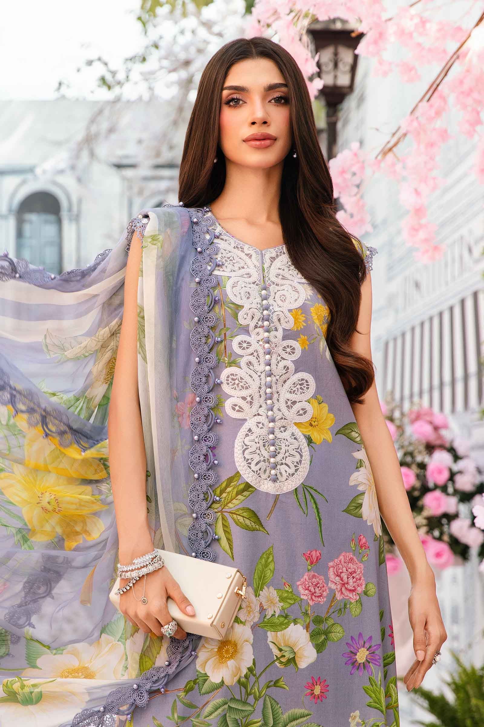 Maria B | M Prints Summer 25 | MPT-2604-A - Official Maria B - Agha Fabrics UK