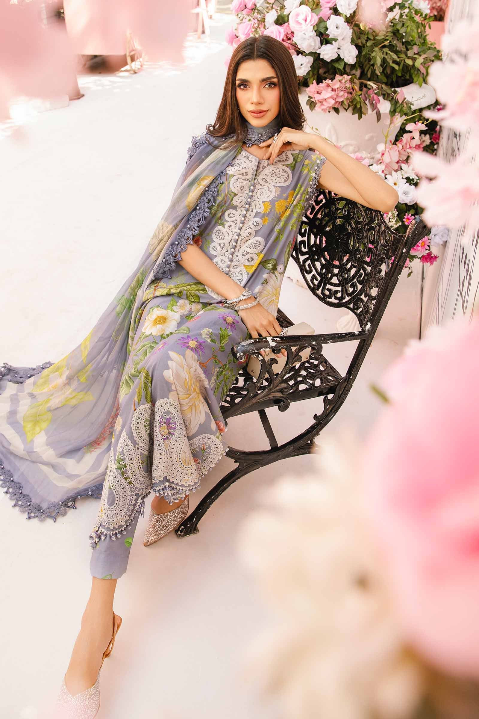 Maria B | M Prints Summer 25 | MPT-2604-A - Official Maria B - Agha Fabrics UK