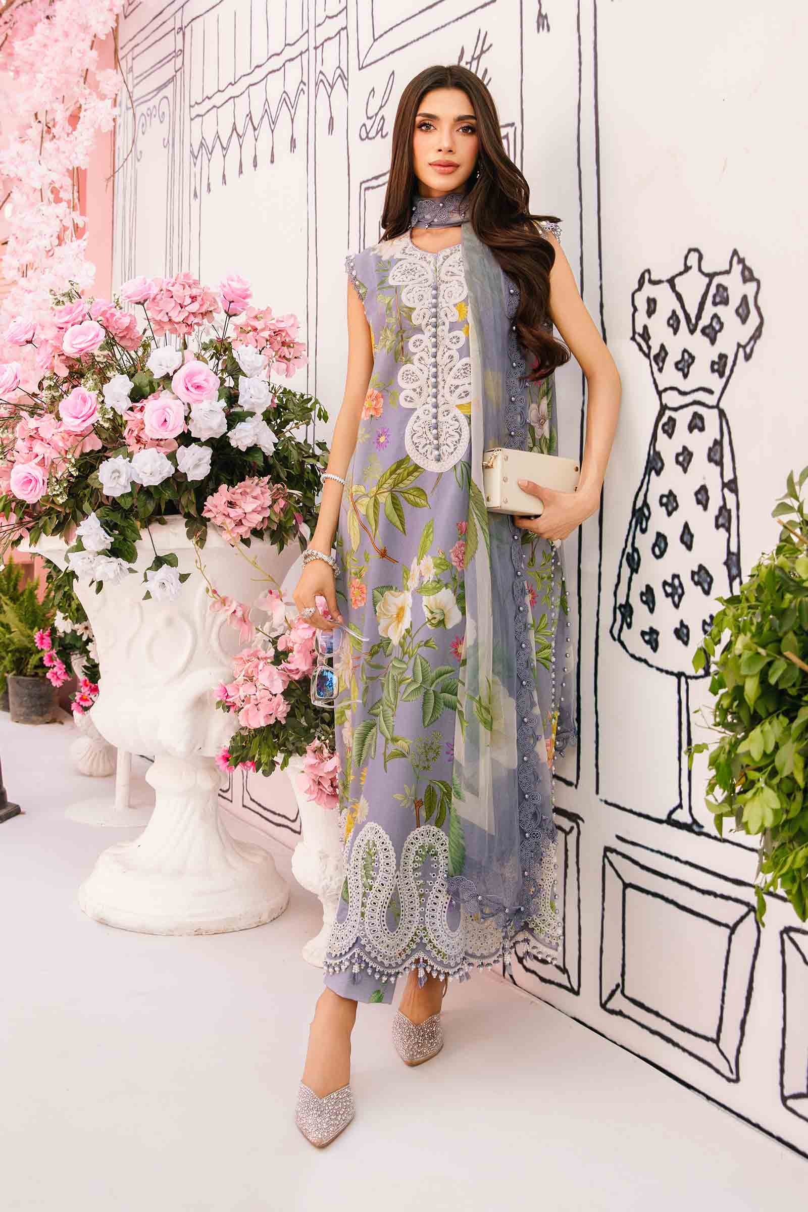 Maria B | M Prints Summer 25 | MPT-2604-A - Official Maria B - Agha Fabrics UK