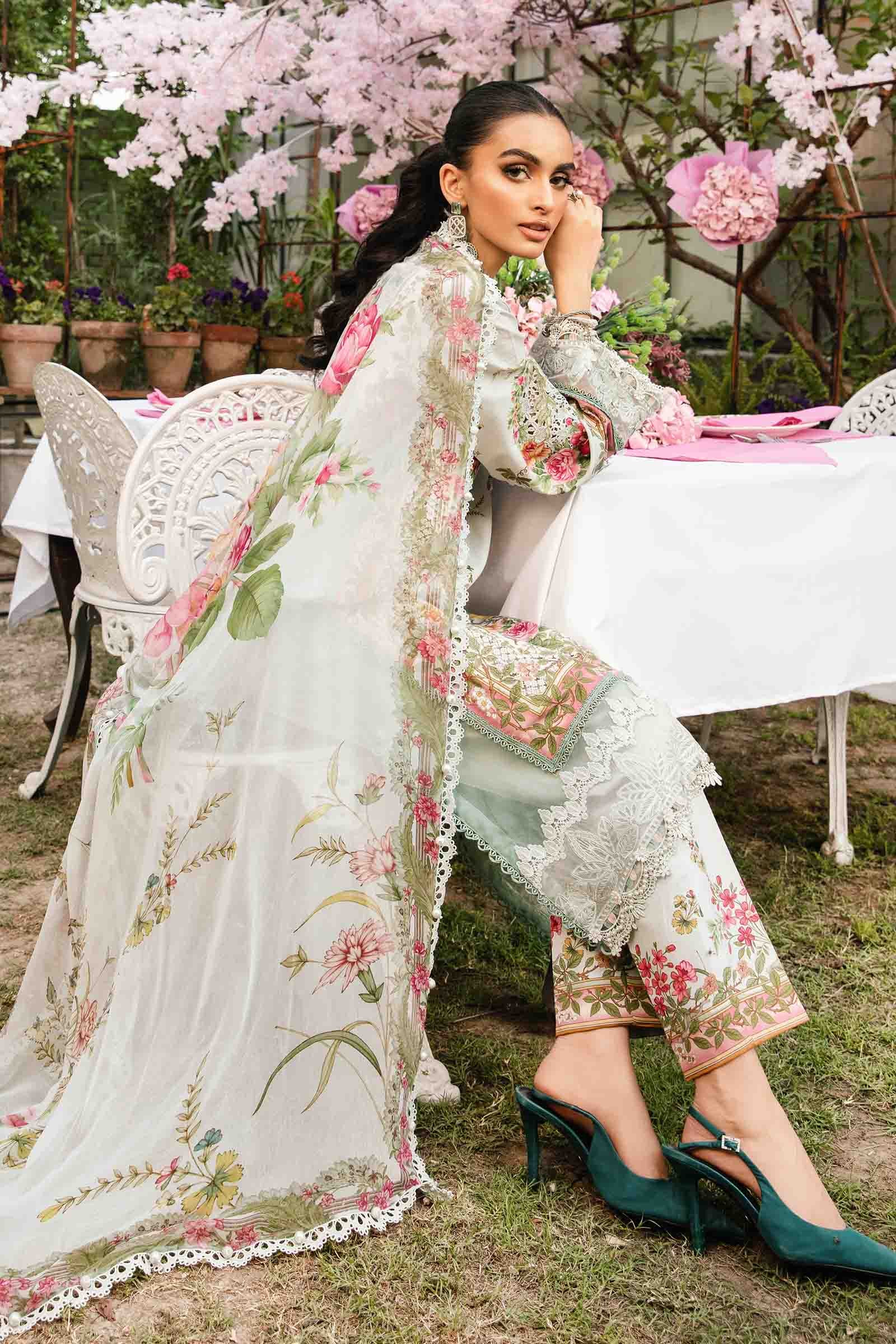 Maria B | M Prints Summer 25 | MPT-2605-B - Official Maria B - Agha Fabrics UK